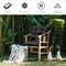Tufted Outdoor Patio Chair Seating Pad with 4 Attached String Ties